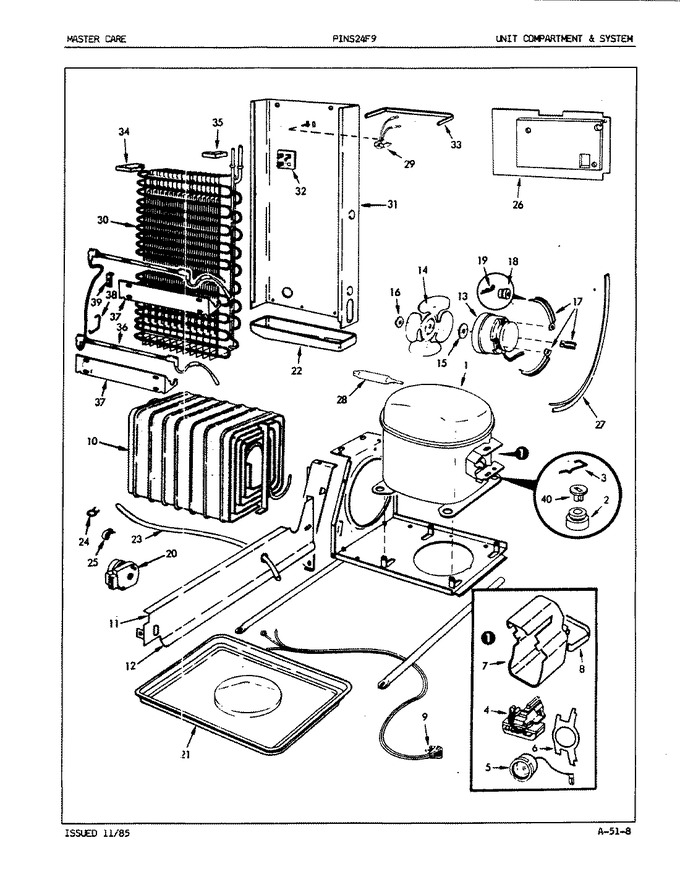 Diagram for PINS24F9 (BOM: 5L57A)