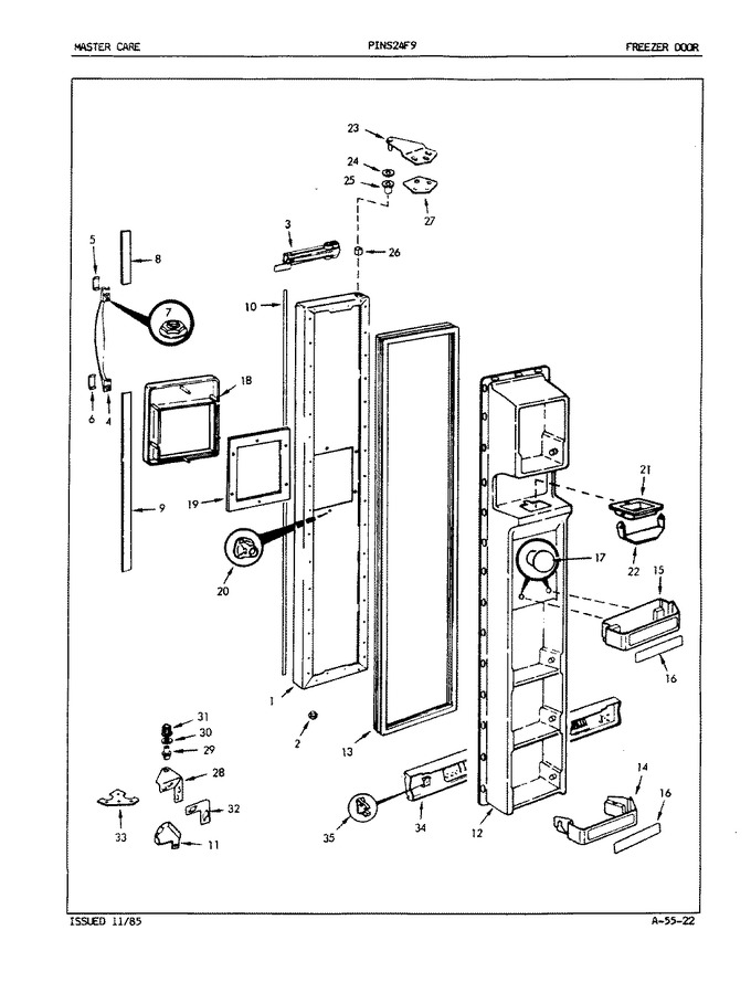 Diagram for PINS24F9A (BOM: 5L57B)