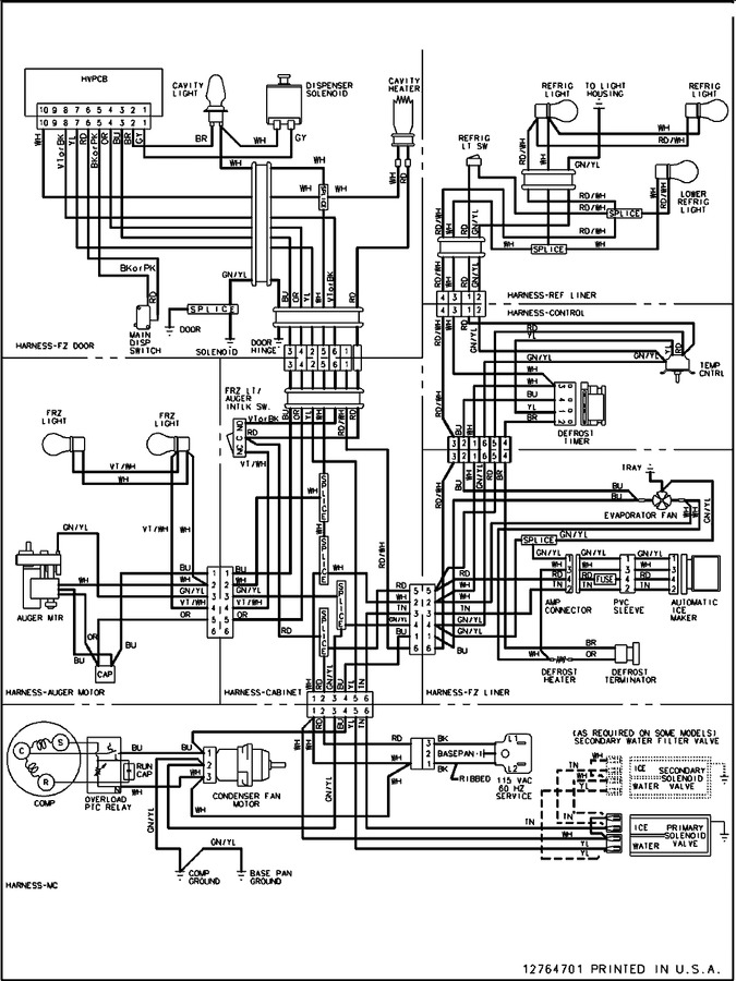 Diagram for PSD264LGRB (BOM: PPSD264LGB0)