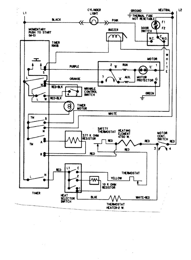 Diagram for PYE3200AYW