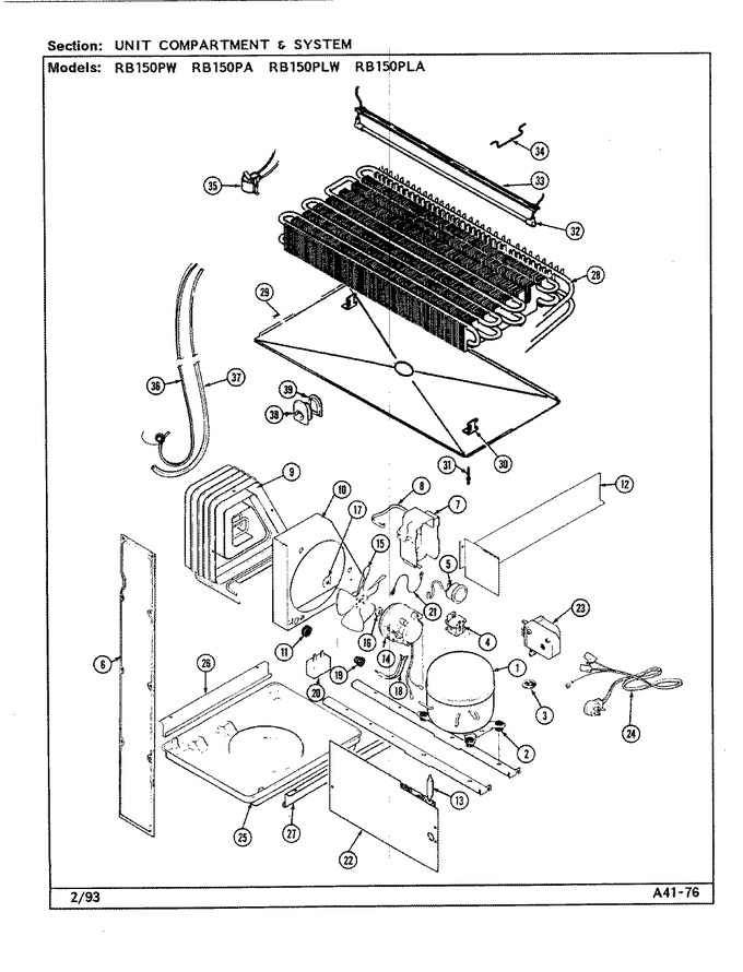 Diagram for RB150PA (BOM: DG05A)