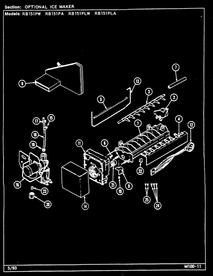 Diagram for RB151PW (BOM: DG01C)