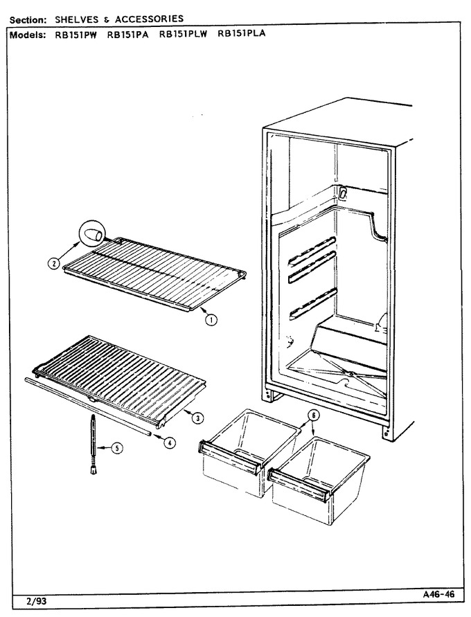 Diagram for RB151PW (BOM: DG01C)