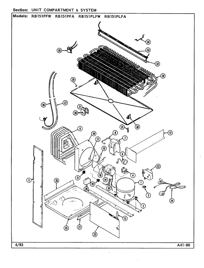 Diagram for RB151PFA (BOM: DG13A)