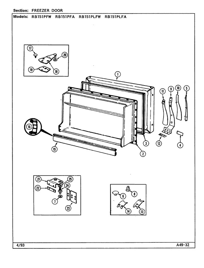 Diagram for RB151PFA (BOM: DG13A)