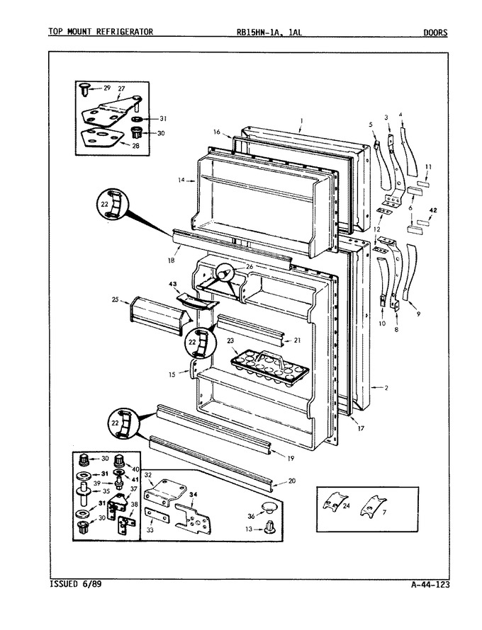 Diagram for RB15HA-1AL (BOM: 8C43BA)