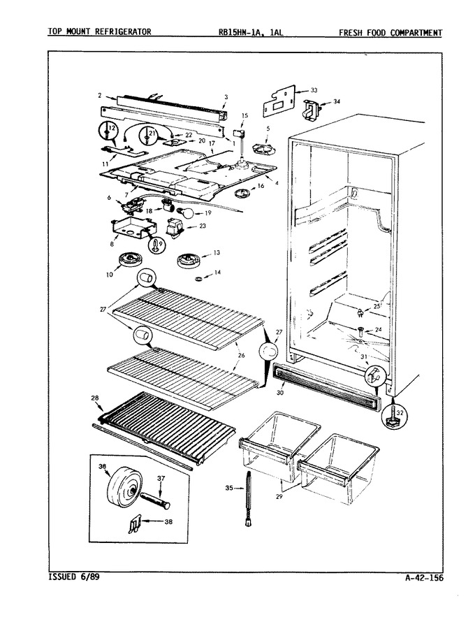 Diagram for RB15HA-1AL (BOM: 8C43BA)