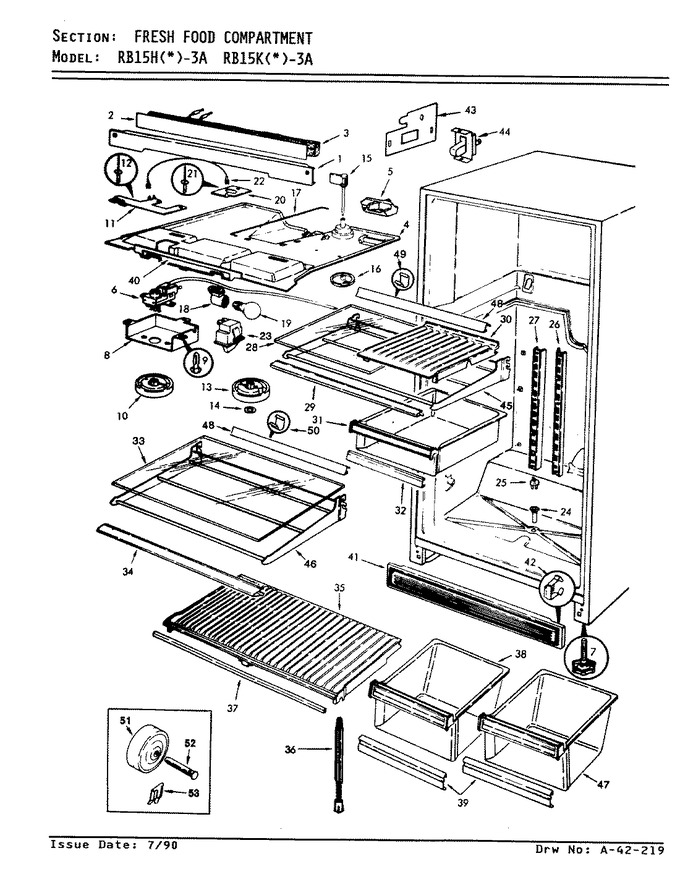 Diagram for RB15KA-3A (BOM: AG19B)