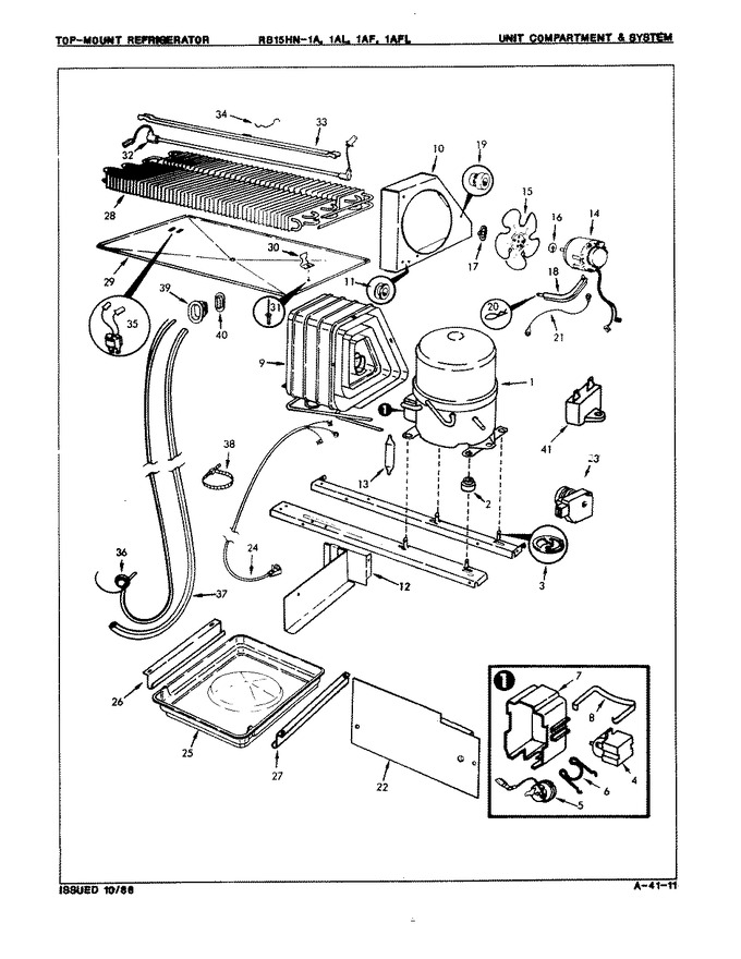 Diagram for RB15HA1AFL (BOM: 8C44B)