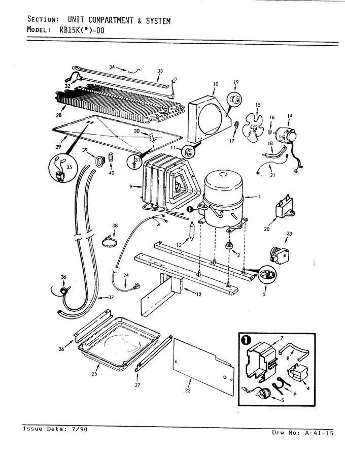 Diagram for RB15KA-00 (BOM: AG09A)