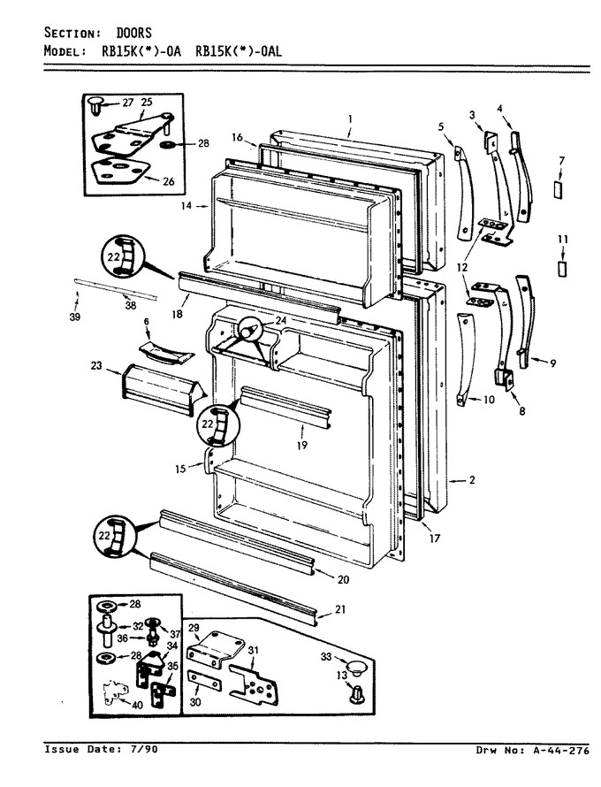 Diagram for RB15KA-0AL (BOM: AG07B)