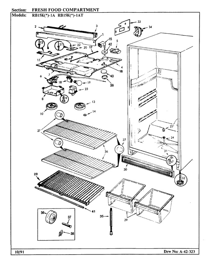 Diagram for RB15KA-1A (BOM: AG01B)