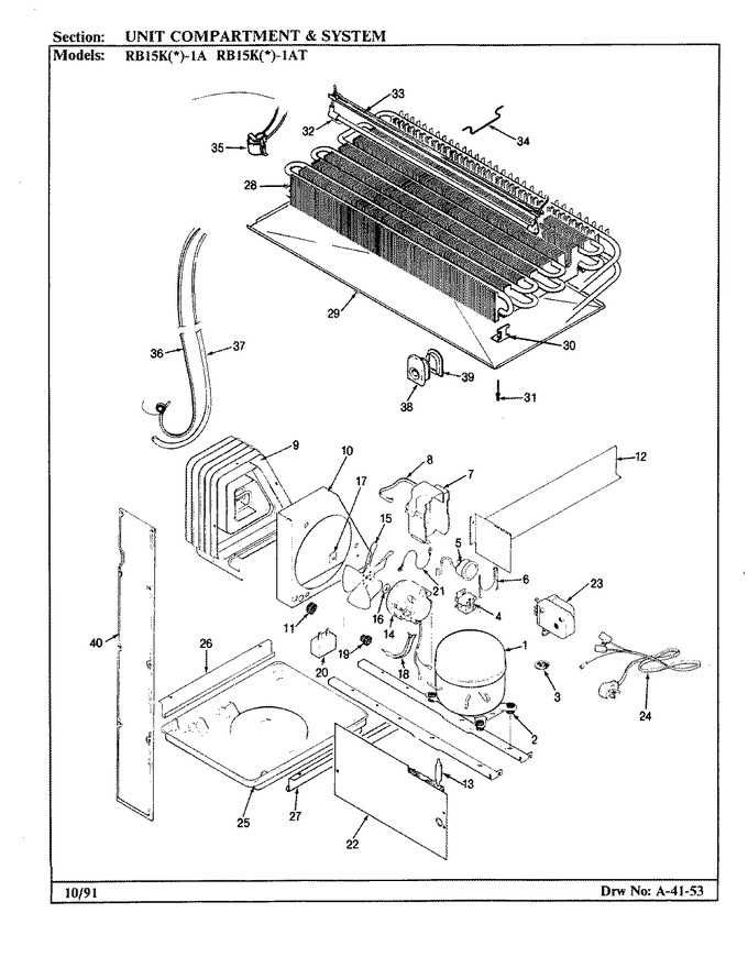Diagram for RB15KA-1A (BOM: AG01B)