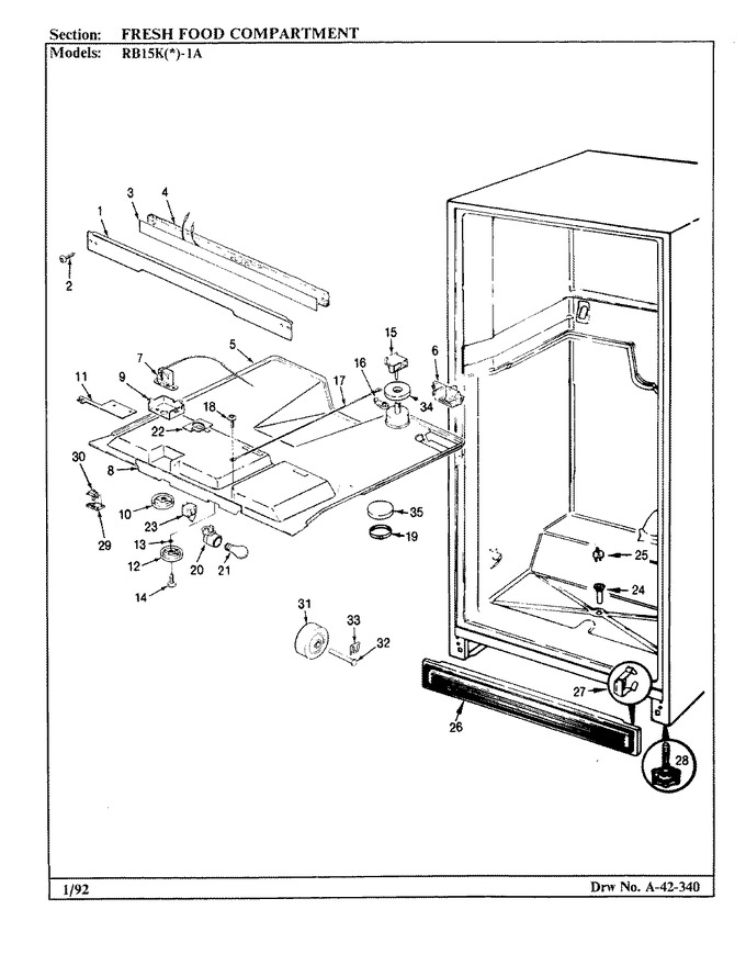 Diagram for RB15KA-1A (BOM: BG01E)