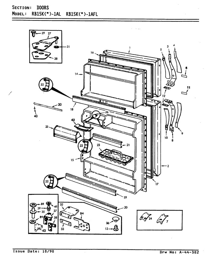 Diagram for RB15KA-1AFL (BOM: AG04B)