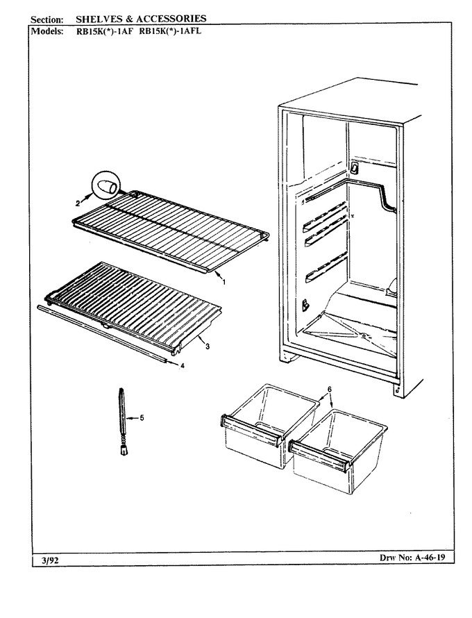Diagram for RB15KA-1AF (BOM: BG11C)
