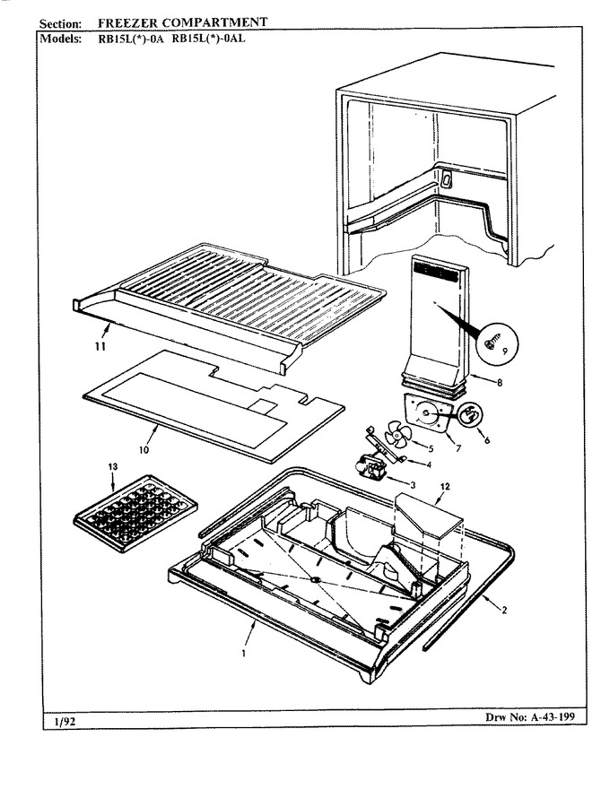 Diagram for RB15LA-0AL (BOM: BG07E)