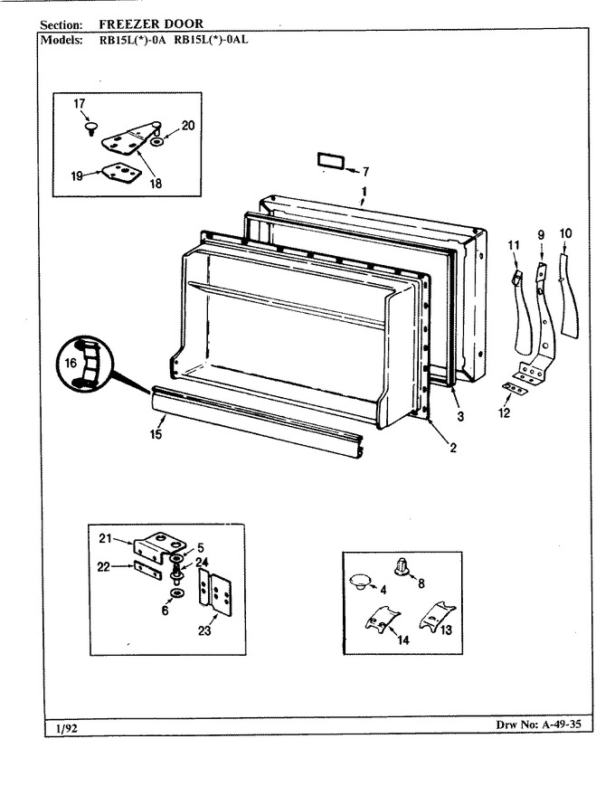 Diagram for RB15LA-0AL (BOM: BG07E)