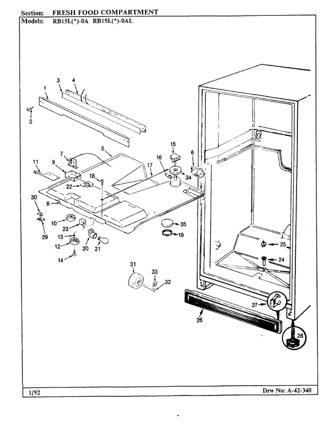 Diagram for RB15LA-0AL (BOM: BG07E)