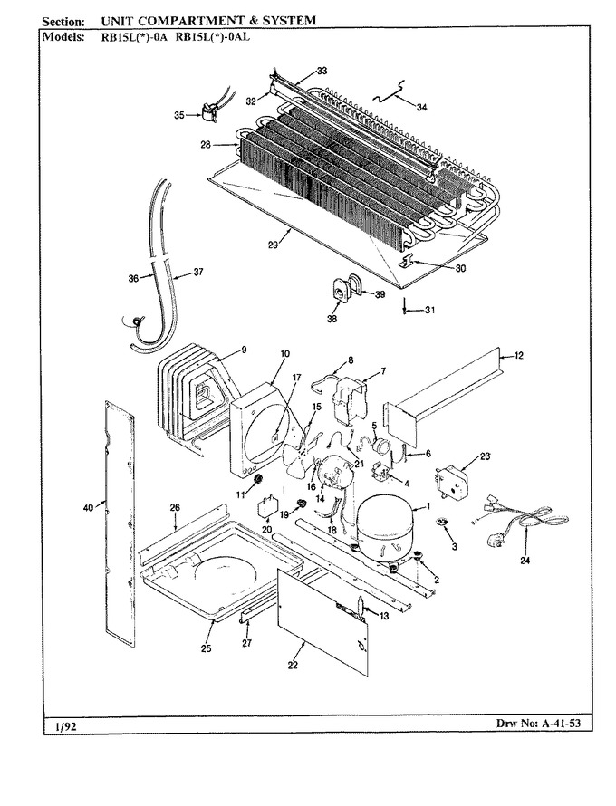 Diagram for RB15LA-0AL (BOM: BG07E)