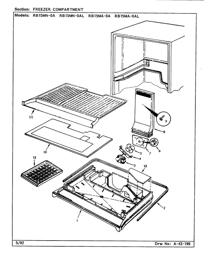 Diagram for RB15MA-0A (BOM: CG08A)