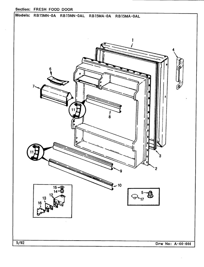 Diagram for RB15MA-0A (BOM: CG08A)
