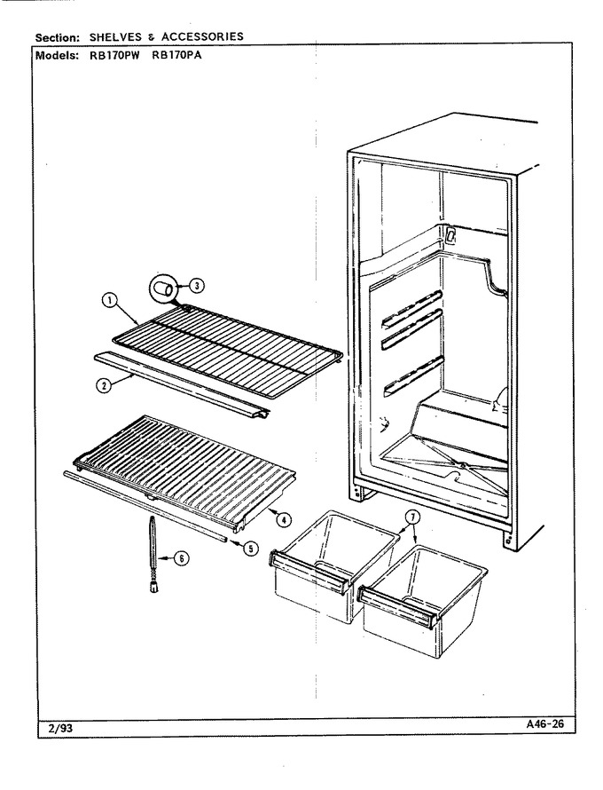 Diagram for RB170PA (BOM: DG28A)