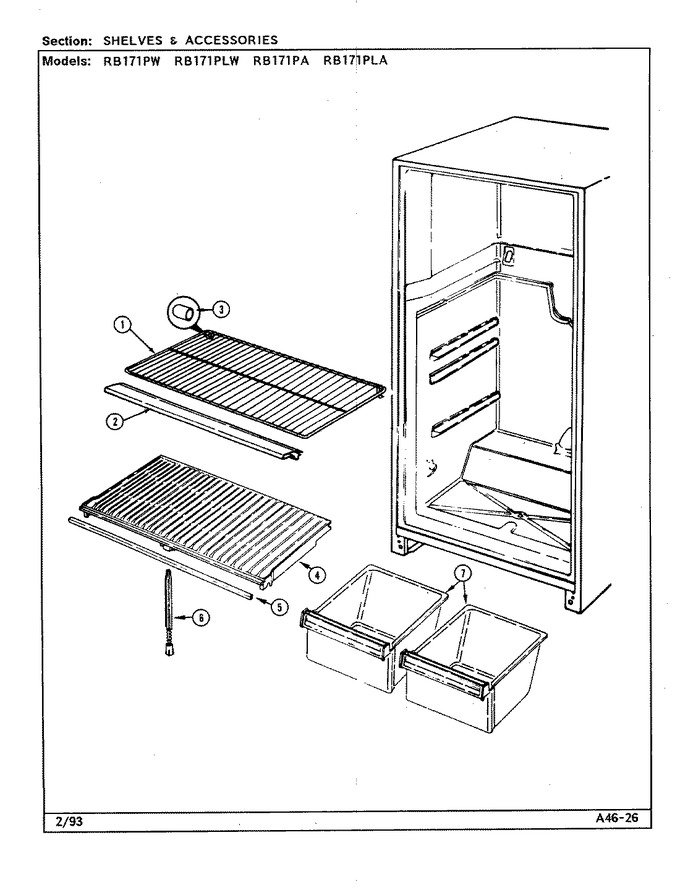 Diagram for RB171PLA (BOM: DG24A)