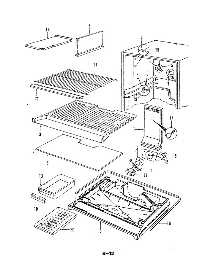 Diagram for RB17EA-2A (BOM: 5C43B)