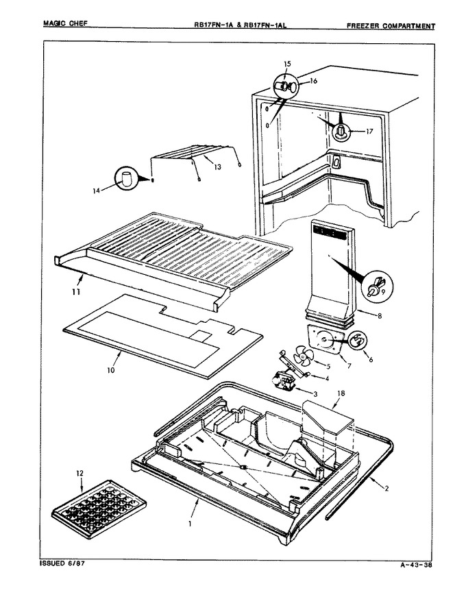 Diagram for RB17FA-1A (BOM: 8C47A)