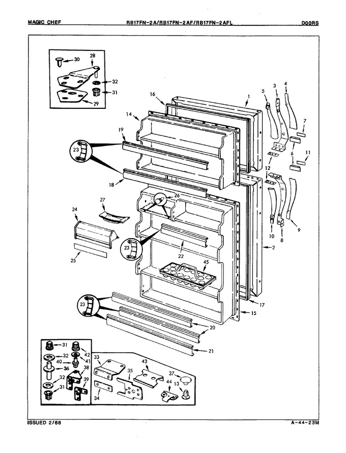 Diagram for RB17FY2AF (BOM: 7D65A)