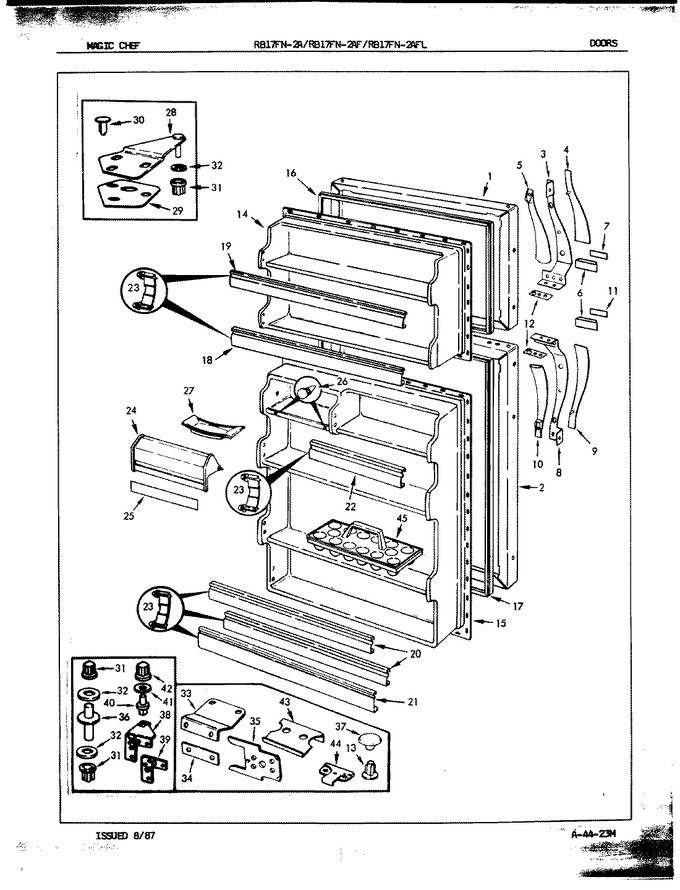 Diagram for RB17FA-2AF (BOM: 7C14A)