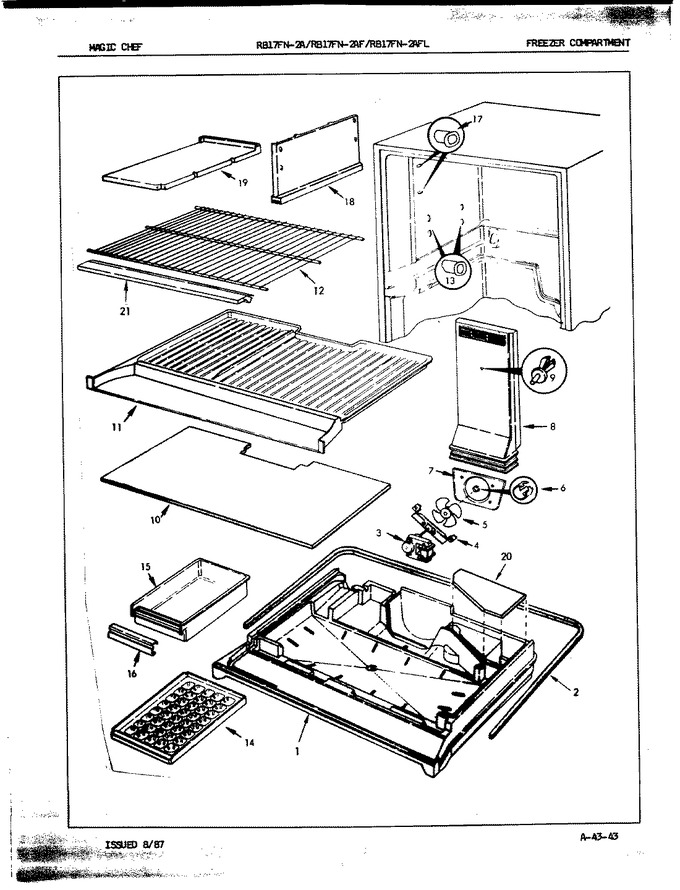 Diagram for RB17FA-2AF (BOM: 7C14A)