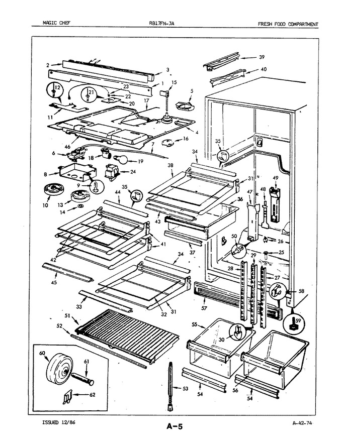 Diagram for RB17FA-3A (BOM: 5E73A)