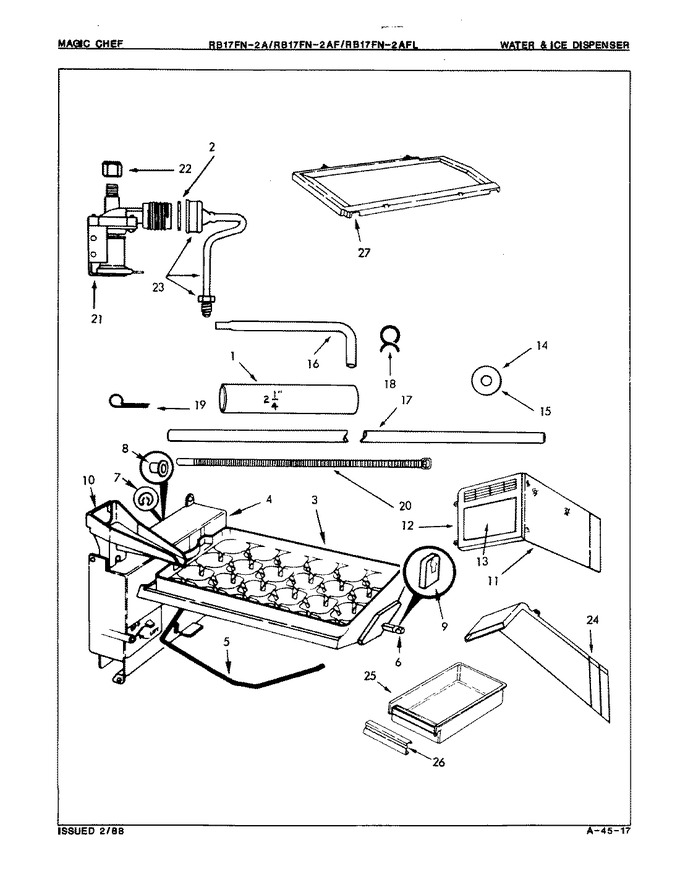 Diagram for RB17HA2AFL (BOM: 8C63B)