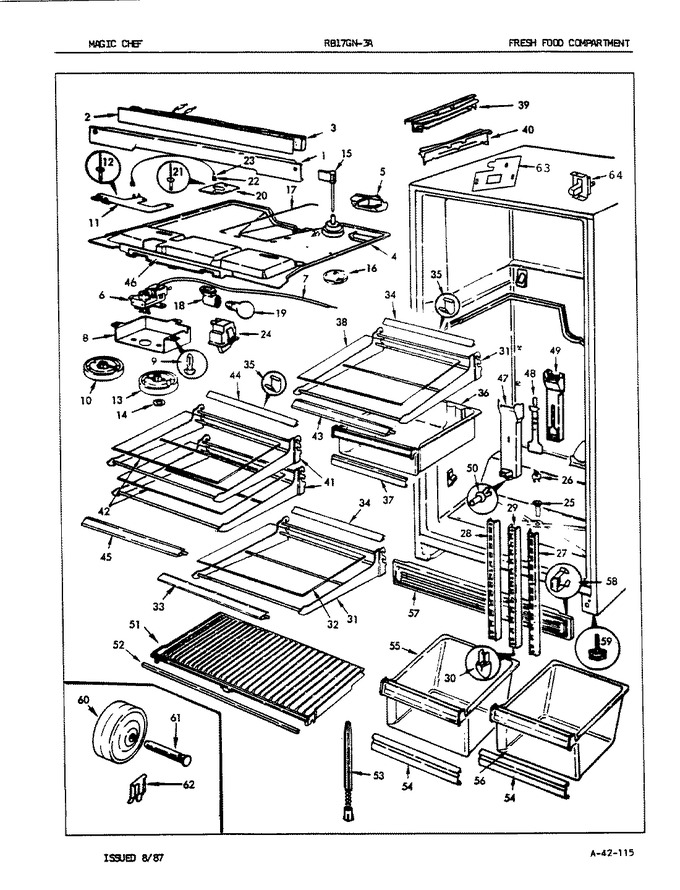 Diagram for RB17GY-3A (BOM: 7C36A)