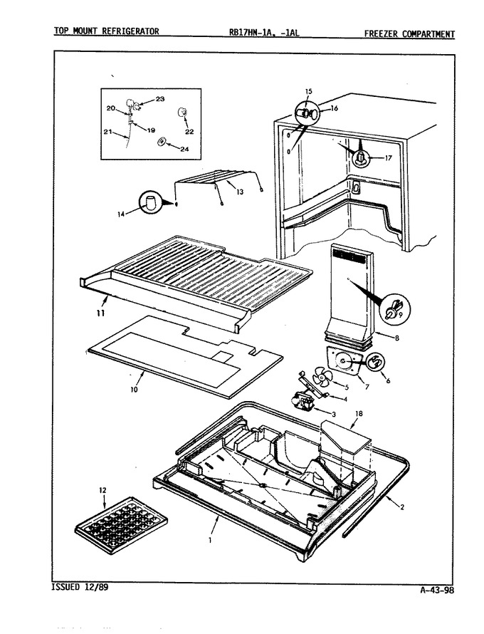 Diagram for RB17HA-1A (BOM: 8C61A)