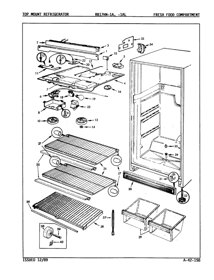 Diagram for RB17HA-1AL (BOM: 9B47A)