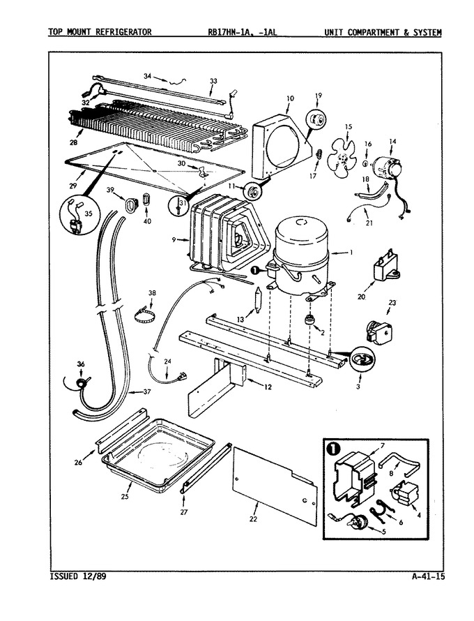Diagram for RB17HA-1A (BOM: 8C61A)