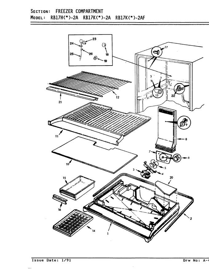 Diagram for RB17HA-2A (BOM: 9B48A)