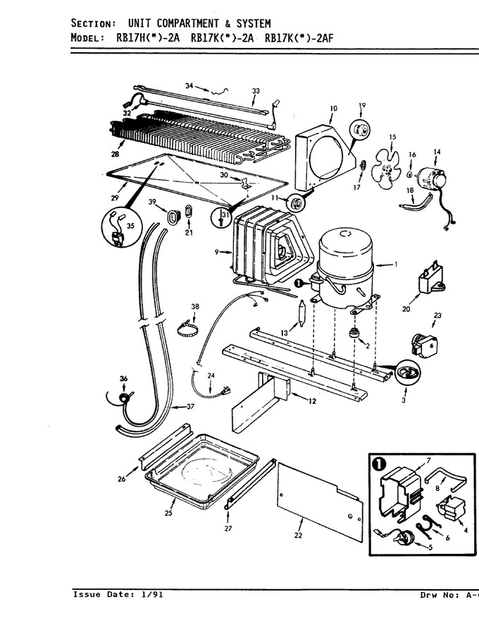 Diagram for RB17HA-2A (BOM: 9B48A)