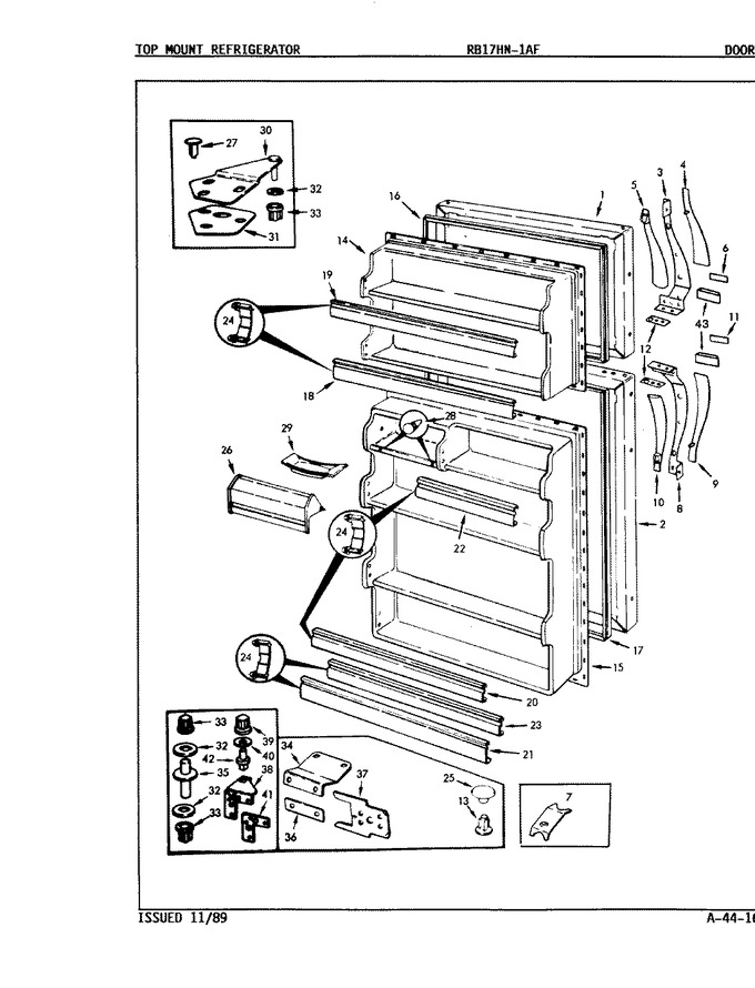Diagram for RB17HN1AF (BOM: 9B51A)