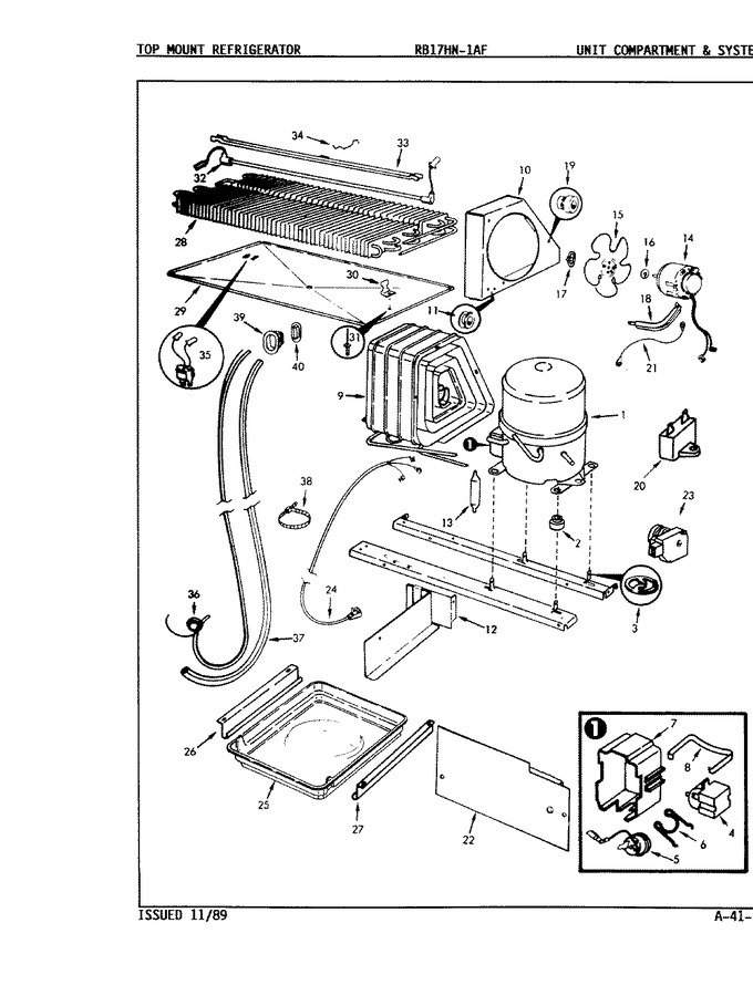 Diagram for RB17HN1AF (BOM: 9B51A)