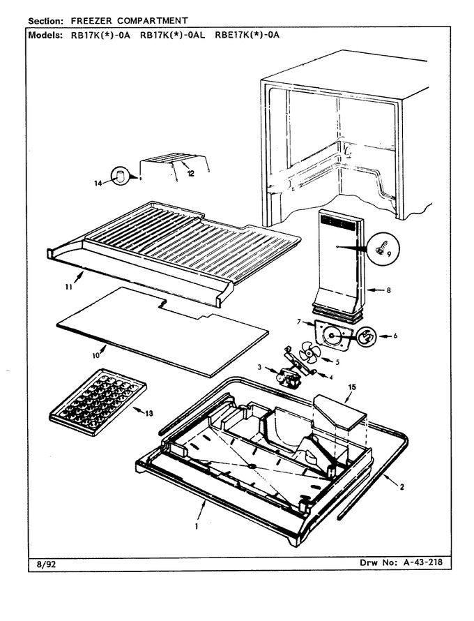 Diagram for RB17KA-0A (BOM: BG25A)