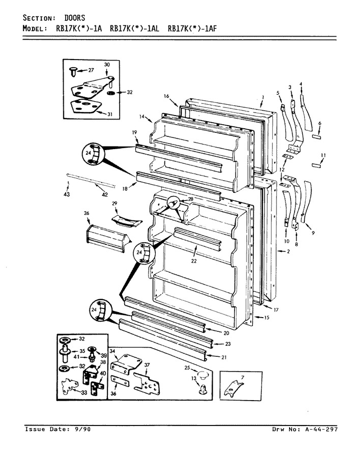 Diagram for RB17KA-1A (BOM: AG21A)