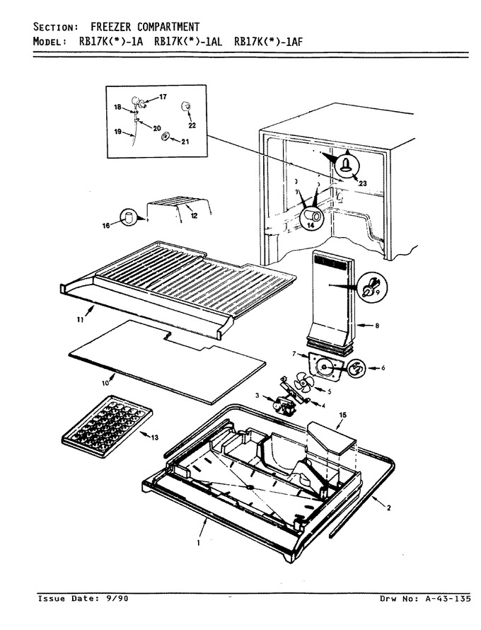 Diagram for RB17KA-1AL (BOM: AG22A)