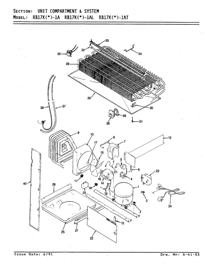 Diagram for RB17KA-1A (BOM: AG21B)