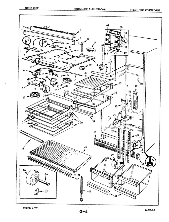 Diagram for RB18EA-3AW (BOM: 7B03A)