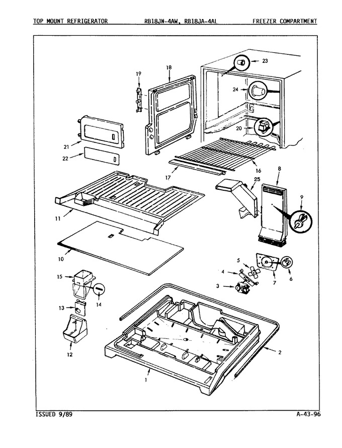 Diagram for RB18JA-4AW (BOM: 9A81A)