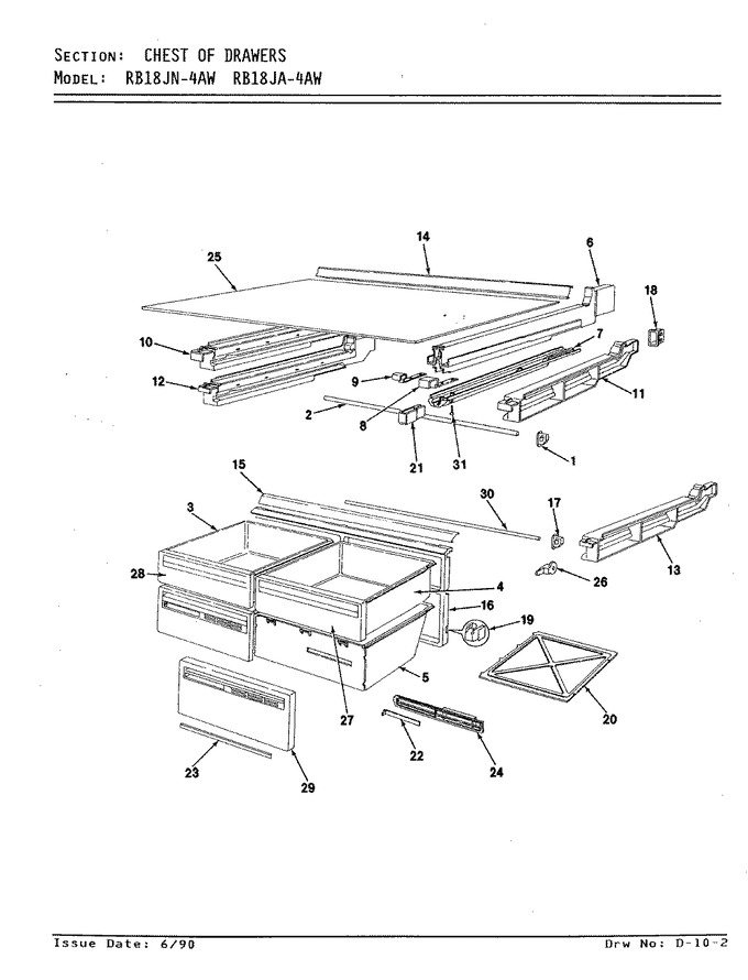Diagram for RB18JN-4AW (BOM: 9A31A)